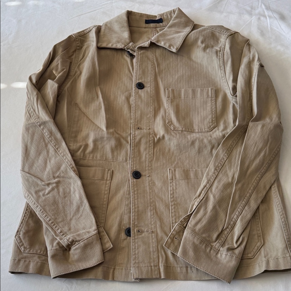 Old Navy Men's Light Brown Shirt Jacket